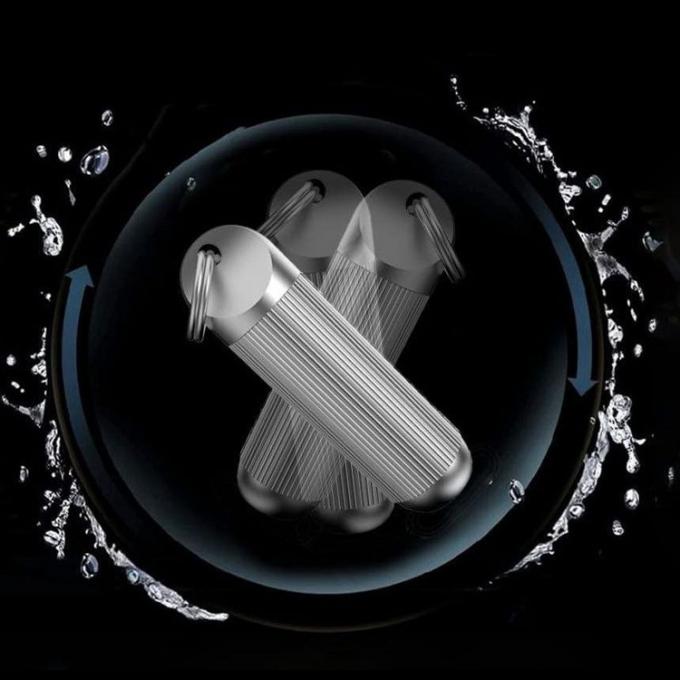 7 - o comprimido do alumínio da forma redonda do dia pode encaixotar para a caixa roxa da corrente chave